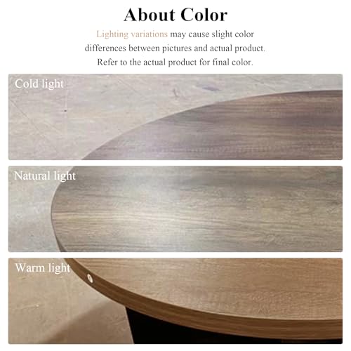 Retro Semi-Circular Coffee Table with Unique Legs